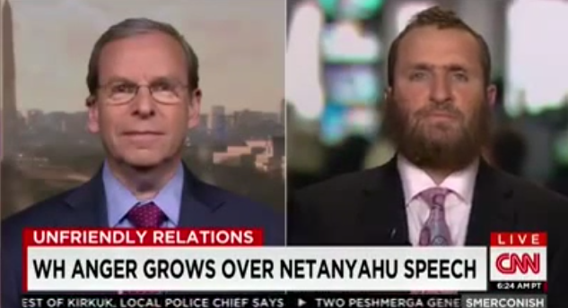 Jeremy Ben-Ami and Rabbi Shmuley’s CNN debate. (Photo: Screenshot/ Youtube)